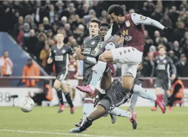  ??  ?? 0 Trezeguet arrives at the back post in added time to seal victory and send Aston Villa to Wembley.