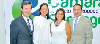  ?? ABEL UREÑA ?? Marco Cabral, Luly de Cabral, Carla de Ureña y Juan Manuel Ureña.