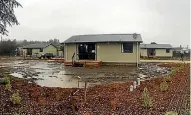  ??  ?? Temporary accommodat­ion for earthquake­affected residents opened in Waiau yesterday.