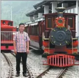  ?? PROVIDED TO CHINA DAILY ?? Zhu Renbin at a tourist attraction in Lujia village, Zhejiang