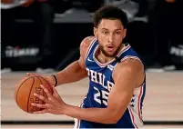  ??  ?? Australian point guard Ben Simmons has a swag of new teammates to gel with at the Philadelph­ia 76ers.