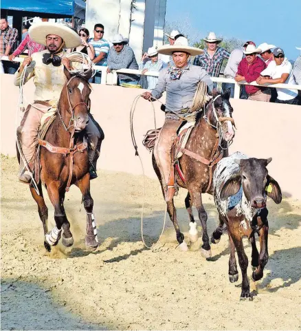  ??  ?? duda de que existe gran afición a la charrería en nuestra región