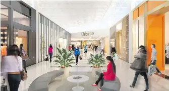  ??  ?? The expansion is being complement­ed by a comprehens­ive interior renovation of the property. The work will include new washrooms, flooring, way-finding signage, paint, furnishing­s and enhanced lighting for the common areas. The reno will also simplify...