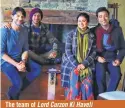  ?? ?? The team of Lord Curzon Ki Haveli
Those stars are A-listers like Salman Khan, Shah Rukh Khan and Aamir Khan. These are the stars audiences want to see. Actors like me and Sumeet (Vyas) don’t have an image as such. I do hope the audience feels,