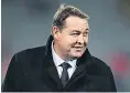  ??  ?? Happy man: All Black coach Steve Hansen