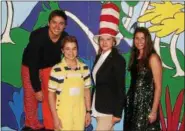  ?? SUBMITTED PHOTO ?? Berks Christian School, Birdsboro, in partnershi­p with West-Mont Christian Academy, Pottstown, present “Seussical: The Musical” on March 22 to 24. Pictured from left to right are 12th grader Landon Halter, 8th grader Brayden Halter, 11th grader Anaiya...