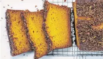  ?? MARIAH TAUGER TNS ?? Roasted Pumpkin Loaves with Salted Breadcrumb­s: try roasting the pumpkin yourself rather than opting for the canned variety.