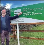  ?? ?? FURIOUS: Cllr Scanlan slams Irish sign