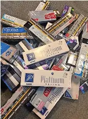 Illegal cigarettes seized in raid on shop