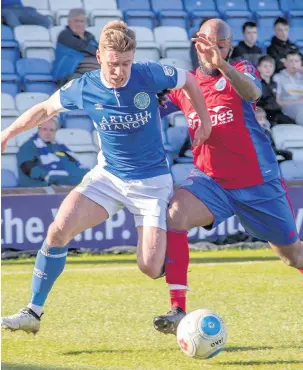  ?? CONOR MOLLOY ?? Jack Mackreth in action against Aldershot