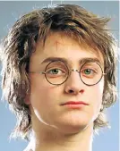 ??  ?? Daniel Radcliffe as Harry Potter.