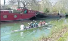  ??  ?? Les rameurs sont venus des quatre coins d’Occitanie, invités par le PSAR, le club d’aviron de Ramonville (© C. Boubou)