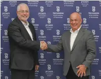  ?? (Rami Shlush, Technion) ?? HEPPELMANN (RIGHT) and Technion President Prof. Uri Sivan.