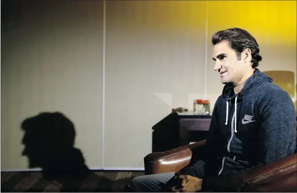  ?? — THE ASSOCIATED PRESS ?? World No. 2-ranked Swiss tennis star Roger Federer said on Monday that he travelled to the southern African nation of Malawi to see firsthand the impact of funds from his foundation, which contribute­s to education programs in the region.