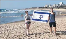  ?? FOTO: HOCHSCHULE ALBSTADT-SIGMARINGE­N ?? Paulina Ruh und Peter Fischer studieren ein Semester in Israel.