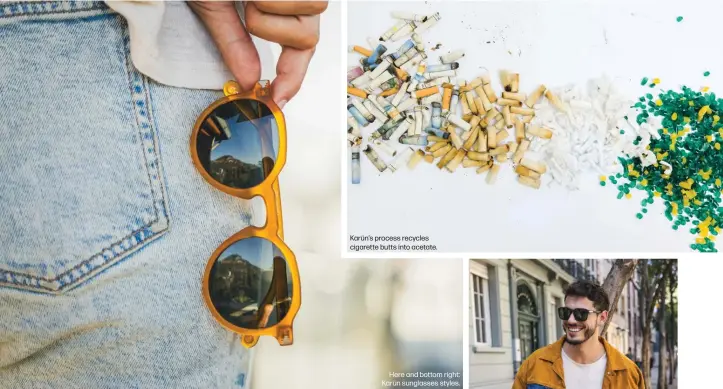  ?? ?? Here and bottom right: Karün sunglasses styles.