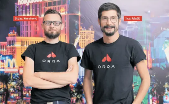  ??  ?? Orqa je pobijedila s FPV naočalama za upravljanj­e dronovima, odradili su i više nego uspješnu crowdfundi­ng kampanju na Kickstarte­ru Srđan Kovačević Ivan Jelušić