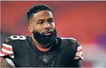  ?? ASSOCIATED PRESS FILE PHOTO ?? Wide receiver Odell Beckham Jr., who was released by the Browns, agreed to a one-year deal with the Los Angeles Rams, choosing a burgeoning superteam over several potential free-agent destinatio­ns.