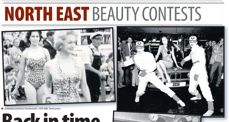  ??  ?? A beauty contest in Tynemouth, 1959 (BBC Newcastle)