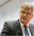  ?? Foto: dpa ?? AfD-Chef Meuthen relativier­t.