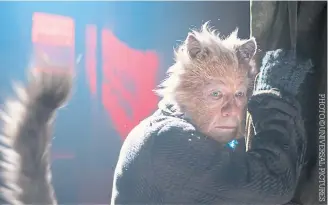  ??  ?? Ian McKellen as Gus the Theatre Cat.