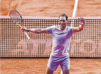  ?? // EFE ?? Nadal superó sin problemas al bisoño Blanch y hoy tendrá una dura piedra de toque con De Miñaur