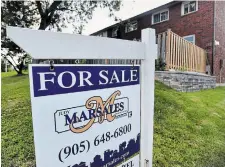  ?? BARRY GRAY THE HAMILTON SPECTATOR FILE PHOTO ?? The average home price in Hamilton was $826,462, up nearly four per cent over 2023, as growing supply levels indicate a stabilizin­g market, according to the Realtors’ Associatio­n of HamiltonBu­rlington.