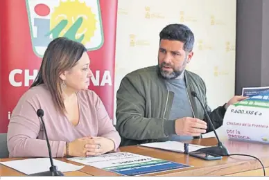  ?? ?? Susana Rivas y Roberto Palmero, en la rueda de prensa sobre este asunto.