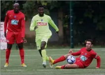  ?? (Photos Jean-Marc Rebour) ?? Les Ramatuello­is (qui ont troqué le vert pour le rouge) démérité, mais l’aventure s’arrête là. n’ont pas