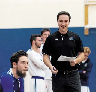  ?? NIAGARA COLLEGE ?? Niagara College men’s volleyball head coach Tommy Sloan is taking over the women’s volleyball program on an interim basis for the 2021-22 Ontario Colleges Athletic Associatio­n season.