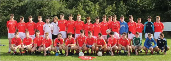  ??  ?? The East Kerry Under 16 team