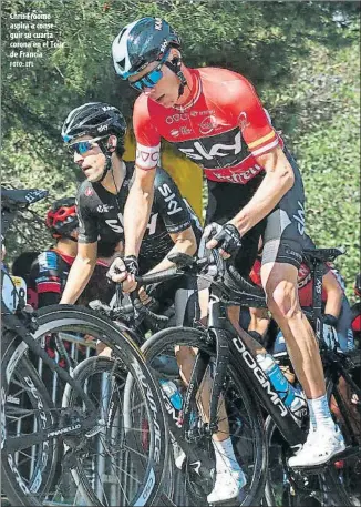  ?? FOTO: EFE ?? Chris Froome aspira a conseguir su cuarta corona en el Tour de Francia