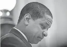  ??  ?? Two women accused Justin Fairfax of sexual assault. He denies the allegation­s and says he won’t step down despite calls from within his own party to do so. GETTY IMAGES