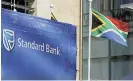  ?? /Reuters ?? Big Blue: Standard Bank enables businesses to receive and pay out money instantly.