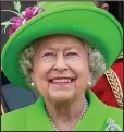  ??  ?? Bold: The Queen in green earlier this summer