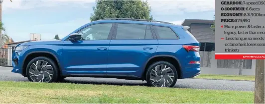  ?? Photos / Dean Evans ?? The new-look Kodiaq.