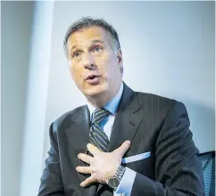  ?? ERNEST DOROSZUK / POSTMEDIA NEWS FILES ?? Maxime Bernier’s campaign says as many as one-fifth of leadership ballots are at risk of being disqualifi­ed.