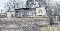  ?? FOTO:SBO ?? Die ersten Baumaßnahm­en sind gemacht: Die Awo-Kita auf der Möglingshö­he wird am jetzigen Standort neu gebaut.