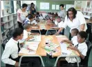  ?? PICTURE: SIBONELO NGCOBO ?? The pupils at Silverglen Primary School during a reading programme in the media centre.