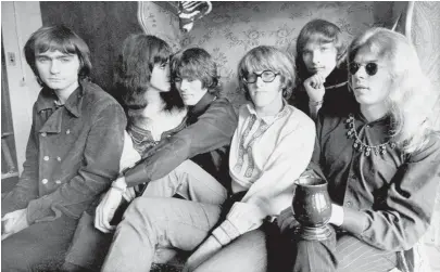  ?? AP FILE PHOTOS ?? Marty Balin, below and above left with his bandmates in Jefferson Airplane, died Thursday on the way to the hospital in Tampa, Fla. He was 76.