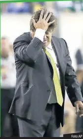  ?? Foto:AP ?? Miguel Herrera, técnico del América.