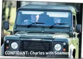  ??  ?? CONFIDANT: Charles with Soames