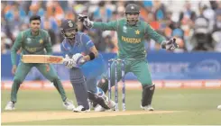  ?? — AFP ?? Indian cricket team captain Virat Kohli bats during the ICC Champions Trophy at Edgbaston in Birmingham