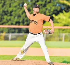  ?? APRIL GAMIZ/THE MORNING CALL ?? New Salisbury High School coach Justin Aungst has been one of the top pitchers in the Blue Mountain League for the last five years.