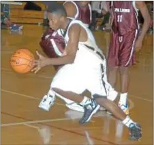  ?? Photo by Steve Sherman ?? With 54 points in his first two games, Truman senior Merdic Green III needs less than 100 to reach 1,000 for his career.