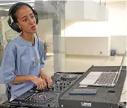  ?? (aFP) ?? Saudi DJ Leen Naif plays at a university event in Saudi Arabia’s Red Sea coastal city of Jeddah on May 26, this year