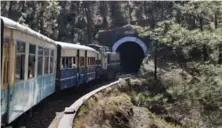  ??  ?? The Shimla-Kalka railway in India.