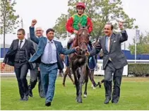  ?? – Supplied Photo ?? STAR PERFORMER: Royal Cavalry’s Nafees being paraded after winning the sixth race of the day.