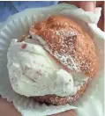  ?? CRANBERRY FESTIVAL WARRENS ?? Cranberry cream puffs are a popular item at the Warrens Cranberry Festival.Take up the challenge: