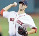  ??  ?? Rick Porcello, de Boston.